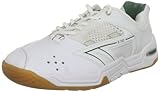 Hi-Tec S702 4:SYS C001482/012/01, Herren Sportschuhe - Squash & Badminton, Weiß (White/Green), 44 EU / 10 UK