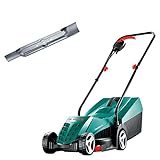Bosch Rasenmäher ARM 32, 31 l Grasfangkorb, Karton (1200 Watt, 32 cm Schnittbreite, 20-60 mm Schnitthöhe) & Ersatzmesser rotak 32/320, F016800340