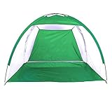 Dioche Golf Übungs Netz, Schlagnetze Grünes Nylon Netz Golf Klappnetz Chips Collector Support Bag Trainingszubehör