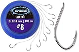 Browning Black Nickel 12 Sphere Match 2,05kg,4,5lbs Ø0,14mm 100cm 8Stück 0,016g
