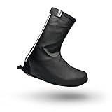 GripGrab DryFoot Regenschutz Fahrrad Schuhüberzieher für Alltags Schuhe - Gamaschen Gaiter Überschuhe inkl. Aufbewahrungsbeutel, schwarz, XL (44-45)