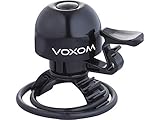 Voxom Klingel KL15 für 22, 2-31, 8mm Lenker, O-Ring Befestigung, Messing, schwarz, 718000221 Klingeln & Hupen, Gold, 90g