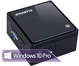 shinobee Lautlos Mini PC BRIX NUC 6-Watt Office, 8GB RAM, 512GB SSD, Win10 Pro, HDMI, USB 3.0, MS Office 2010 Starter, unhörbar Leise, WLAN, Bluetooth, 3 Jahre Garantie! #6556