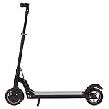 E Scooter, Elektro Scooter 30km/h, 7.5Ah 350W Faltbar Elektroscooter E Roller, bis zu 30KM Reichweite, E-Scooter für Jugendliche und Erwachsene (schwarz)