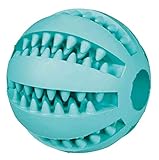 Trixie Denta Fun Ball, Naturgummi mit Minzgeschmack