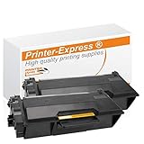 Printer-Express Toner 2er Set ersetzt Brother TN-3480, TN3480 für DCP-L5500, DCP-L6600, HL-L5000, HL-L5100, HL-L5200, HL-L6250, HL6300DW, HL-L6400, MFC-L5700, MFC-L5750, MFC-L6800, MFC-L6900 schwarz