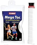 Unique Unisex – Erwachsene Tennis Griffbänder Mega Tac Weiß 10er, One Size