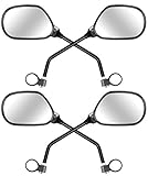 PEARL Fahrrad-Spiegel: 4er-Set Fahrrad-Rückspiegel mit Lenkerhalterung, für rechts und Links (Fahrradspiegel E-Bikes)