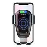 Baseus Qi Kfz-Ladegerät für iPhone X Samsung S10 S9 S8 Handy-Ladegerät Schnelles Kfz-Ladegerät Halterung