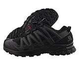 Salomon Herren XA PRO 3D V8, Leichte Schuhe für Trail Running und Wandern, Schwarz (Black/Black/Black),41 1/3 EU