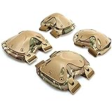 4 teile Militär Knie Ellenbogen Protector Ellenbogen & Knie Pads Erwachsene Taktische Schutzhülle Pad Set Professionelle Getriebe Sport