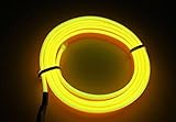 INION GELB 1 Meter - EL - Innenbeleuchtung Ambientebeleuchtung Inverter/Adapter Zigarettenanzünder
