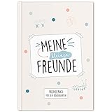 CUPCAKES & KISSES® Freundebuch für den Kindergarten zum Ausfüllen I Für Mädchen und Jungen I Kindergartenfreunde Buch I Freundschaftsbuch