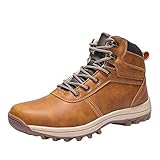 JIANYE Trekking Wanderschuhe Herren Wanderstiefel Wasserdicht Outdoor Schuhe Braun 46