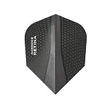 Rocket Harrows Retina-Dart-Flights, 5 Sets (15), 100 Micron, extrastark, Standard, Schwarz