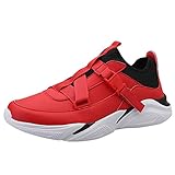 HEETEY Große atmungsaktive Low-Top-Turnschuhe für Herren Leichte rutschfeste Wanderschuhe Outdoors Straßenlaufschuhe Sports Sneaker Leichtgewichts Laufschuhe Freizeit Atmungsaktive Schuhe