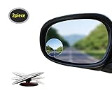 Car-SideMirror Totwinkel, konvexen Toter Winkel Spiegel, Round HD Glass 360 Grad Rotation Verstellbar Rückspiegel, Baby Safety, 2 Packung Auto SUV Truck Van, Schneemobile