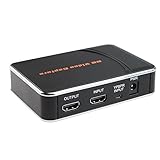 AGPTEK® HD Game Capture, Full HD 1080p Videoaufnahme, HDMI High Definition Recorder für Xbox 360 & One PS3 PS4 PC Mac - läuft HD Spiel & Aufnahme gleichzeitig Gameplay ohne PC aufzeichnen- MEHRWEG