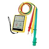 HQRP 3-Phasen Prüfgerät/Drehfeldmessgerät/Phasenprüfer/Drehfeld Prüfer/Drehfeldanzeiger/Elektrotester mit LED-Digitalanzeige