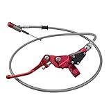 Goofit Universal-Motorrad 7/8' Kupplung CNC-Hauptzylinder für hydraulische Kupplung, Flüssigkeitsvorratsbehälter, Hebelsatz