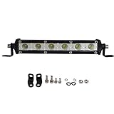 Willpower 7'' 18CM 30W Led Zusatzscheinwerfer Flutlicht Led Scheinwerfer 12V 24V Wasserdicht Led Arbeitsscheinwerfer Bar für Offroad Auto Traktor SUV UTV ATV Rückfahrscheinwerfer