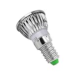 happy event E27 E14 GU10 6W 28-LED Pflanzenlampe Pflanzenlicht Led Grow Light Birne Hydroponische Veg Blume volles Spektrum | Plant Grow Light Bulb (E14)