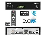 EDISION OS NINO+ Full HD Linux E2 Sat Receiver H.265/HEVC (1x DVB-S2, 2X USB, HDMI, LAN, Linux, Kartenleser, 1080p) [Vorprogrammiert für Astra], 01-08-0016