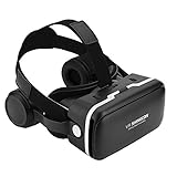 Denash VR Headset Virtual Reality Headset 3D VR Brille, für VR SHINECON Virtual Reality 3D VR Brille mit Kopfhörer für 3.5'-6.0' Android iOS Phones