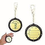 Dioche Golf Runde Scoring Tag, 18 Löcher Golf Score Stroke Counter Runde Scorer mit Clip Keychain