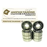 Skateboard Kugellager Amphetamine Ceramics Gold keramik bearings High-End für Longboard, Inline, Fidget Spinner