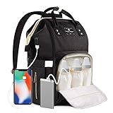 ComfyDegree Baby Wickelrucksack Wickeltasche, Multifunktionale Wasserdichte Babytasche für Mama und Papa, Oxford Windelrucksack mit USB-Ladeanschluss, Kinderwagengurte, Wärmetaschen Reisetasche