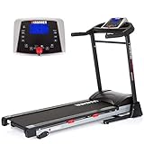 HAMMER Laufband Race Runner 2000M, Schwarz/Rot/Silber, 172 x 69 x 133 cm