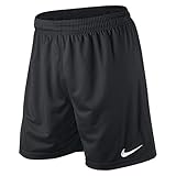 Nike Herren Park II Knit Shorts ohne Innenslip, Schwarz (Schwarz/Weiß/010), Gr. L