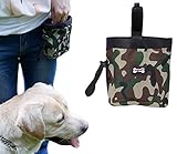 Tarnung Haustier Hund Behandeln Tasche Hunde Snackbeutel Klein Hunter Wiederverwendbar Gürteltasche Dog Snack Bag Beutel Futtertasche Leckerlibeutel Snacktasche Hunde Karlie Reusable für Hunde Katze