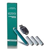 Ezee E Zigarette Starterset Menthol Geschmack E-Liquid Nikotinfrei Elektronische Verdampfer 297 mAh wiederaufladbare Batterie Mit 3 einweg Depots (filters)
