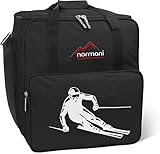 normani Skischuhtasche mit separatem Helmfach und Rucksackfunktion Alpine DEPO Farbe Schwarz