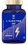 L CARNITIN 2000 Kapseln Extrem Hochdosiert. Fettverbrenner, Abnehm. Verbesserte Leistungsfähigkeit. Energie & mehr Ausdauer. 120 Pflanzliche Kapseln Definitionsphase. EU N2 Natural Nutrition