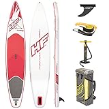 Bestway Hydro-Force SUP Fastblast Tech stabiles und leichtes Stand-up-Paddling Board aufblasbar, 381x76x15 cm