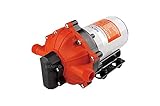 SEAFLO Membranpumpe der Serie 55-12V DC, 5,5 GPM, 60 PSI mit Hochleistungsdruckschalter