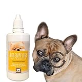 Augentropfen I Augenpflege für Hunde I Augenreiniger I Augen-Reinigung Staub Schmutz I Reinigung & Pflege Tränenflecken Augenlid I Pflegemittel mit Kamille t Hundepflege beugt Entzündung vor 100 ml