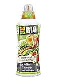 Compo BIO Obst- und Gemüsedünger für alle Obst- und Gemüsesorten, Natürlicher Spezial-Flüssigdünger, 1 Liter