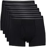 Amazon-Marke: find. Herren Shorts aus Baumwolle, 5er-Pack, Schwarz (Black X5), XXL, Label: XXL