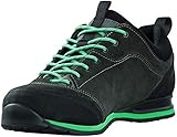 GUGGEN Mountain PT023 Herren Wanderschuhe Trekkingschuhe Outdoorschuhe Wanderstiefel Walkingschuhe wasserdicht mit Membran und Wildleder Farbe Grau Gruen EU 44