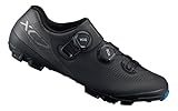 SHIMANO SH-XC7 Fahrradschuhe Weit Herren Black Schuhgröße EU 48 (Weit) 2021 Rad-Schuhe Radsport-Schuhe