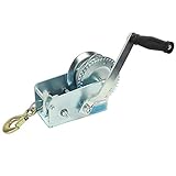 TrutzHolm® Bootswinde Profi Handseilzug Gurtwinde Seilwinde Handseilwinde Seilzug Winde Zugkraft 1130 kg Seillänge10 Meter PKW Anhänger