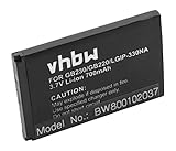 vhbw Li-Ion Akku 600mAh (3.7V) für Handy, Smartphone, Telefon LG GB220, GB230, GD330, GD350 wie LGIP-330NA.