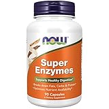 Now Foods, Super Enzyme, 90 Kapseln, glutenfrei, sojafrei