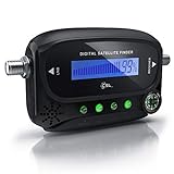 CSL - Digital Satfinder - Satelliten Finder Messgerät - LCD-Display - HD TV-fähig - mit integriertem Kompass und Tonausgabe - LEDs zur Anzeige der Receiver Einstellungen - auch für Astra 19.2 digital