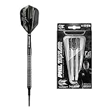 Target Darts Dartpfeile – Phil Taylor Power 8Zero Titan Soft-Tip Darts, schwarz