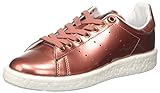 Adidas Damen Stan Smith Boost Sneaker Dekollete, Braun (Copper Met./Copper Met./Ftwr White), 40 2/3 EU